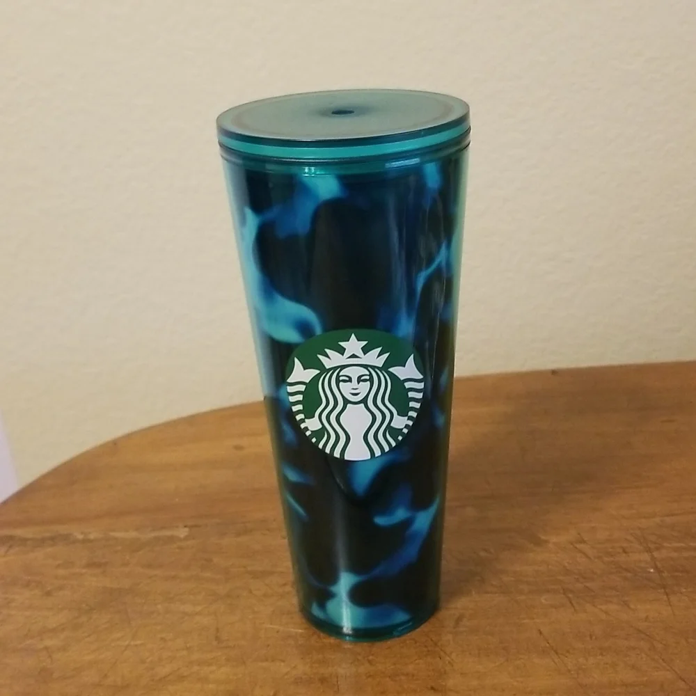 Starbucks Blue Tortsis Shell 24oz Tumbler